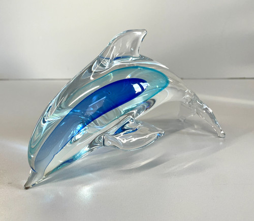 Delfino vetro murano - vetro, di